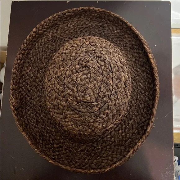 Helen Kaminski 100% Raffia Handmade Sun Hat in Brown, OSFM